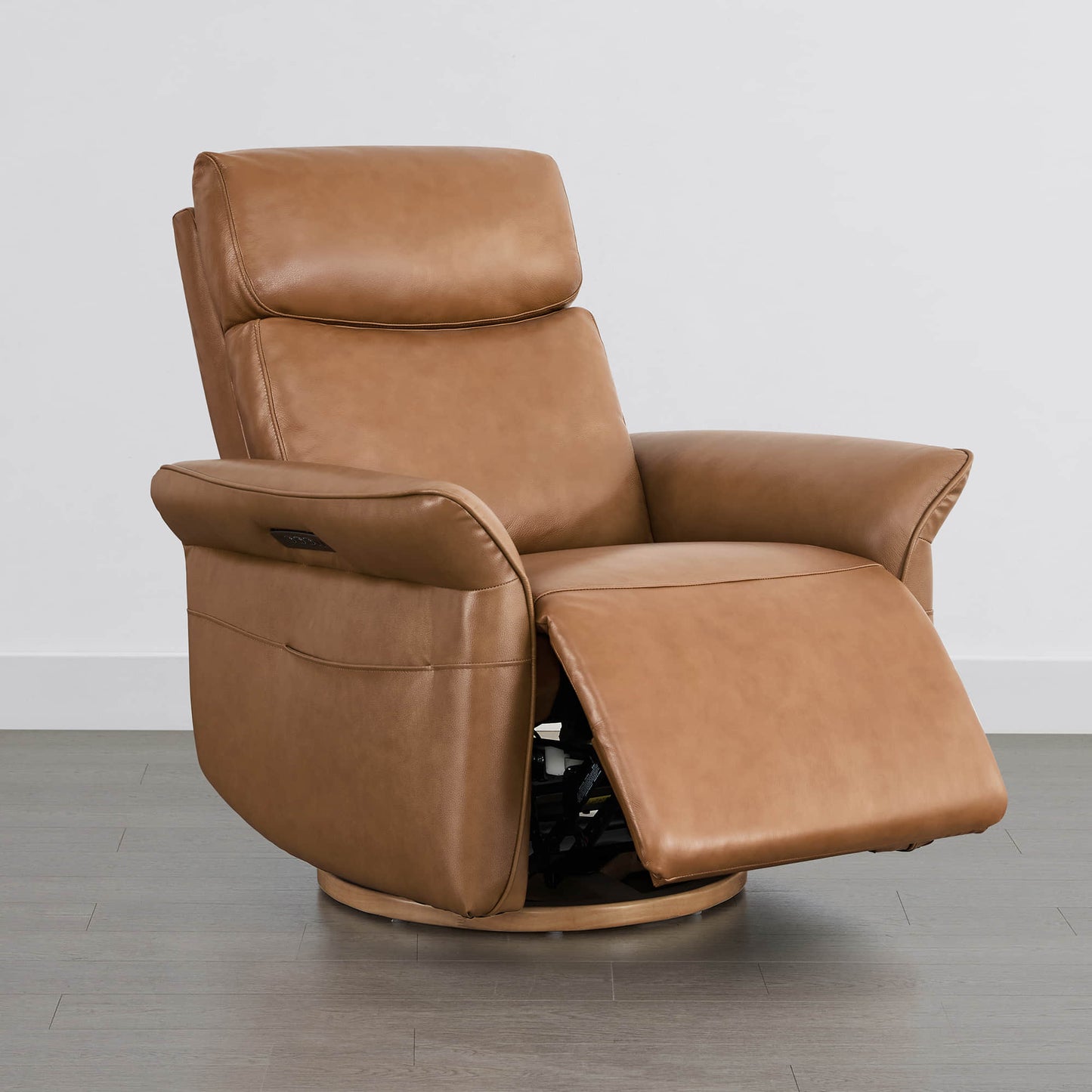 Vinca Power Swivel Glider Recliner with Lumbar Support