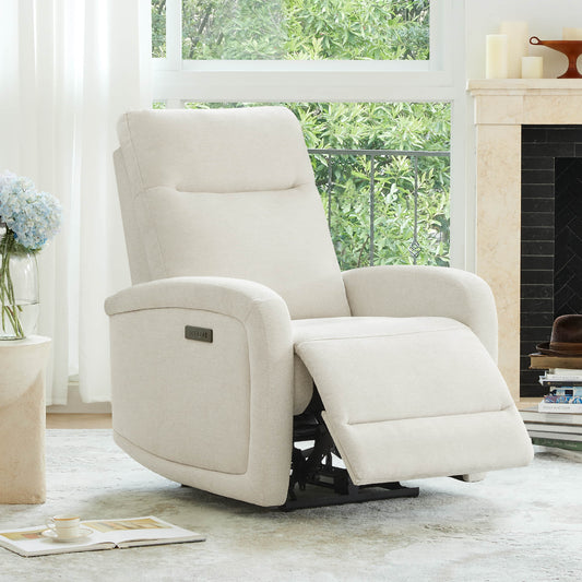 Wall Hugger Power Recliner with Adjustable Headrest