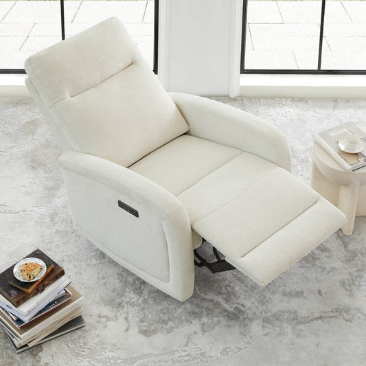 Wall Hugger Power Recliner with Adjustable Headrest