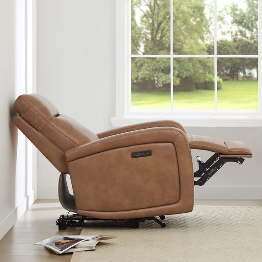 Wall Hugger Power Recliner with Adjustable Headrest
