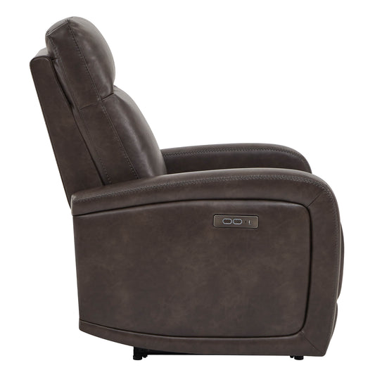Wall Hugger Power Recliner with Adjustable Headrest