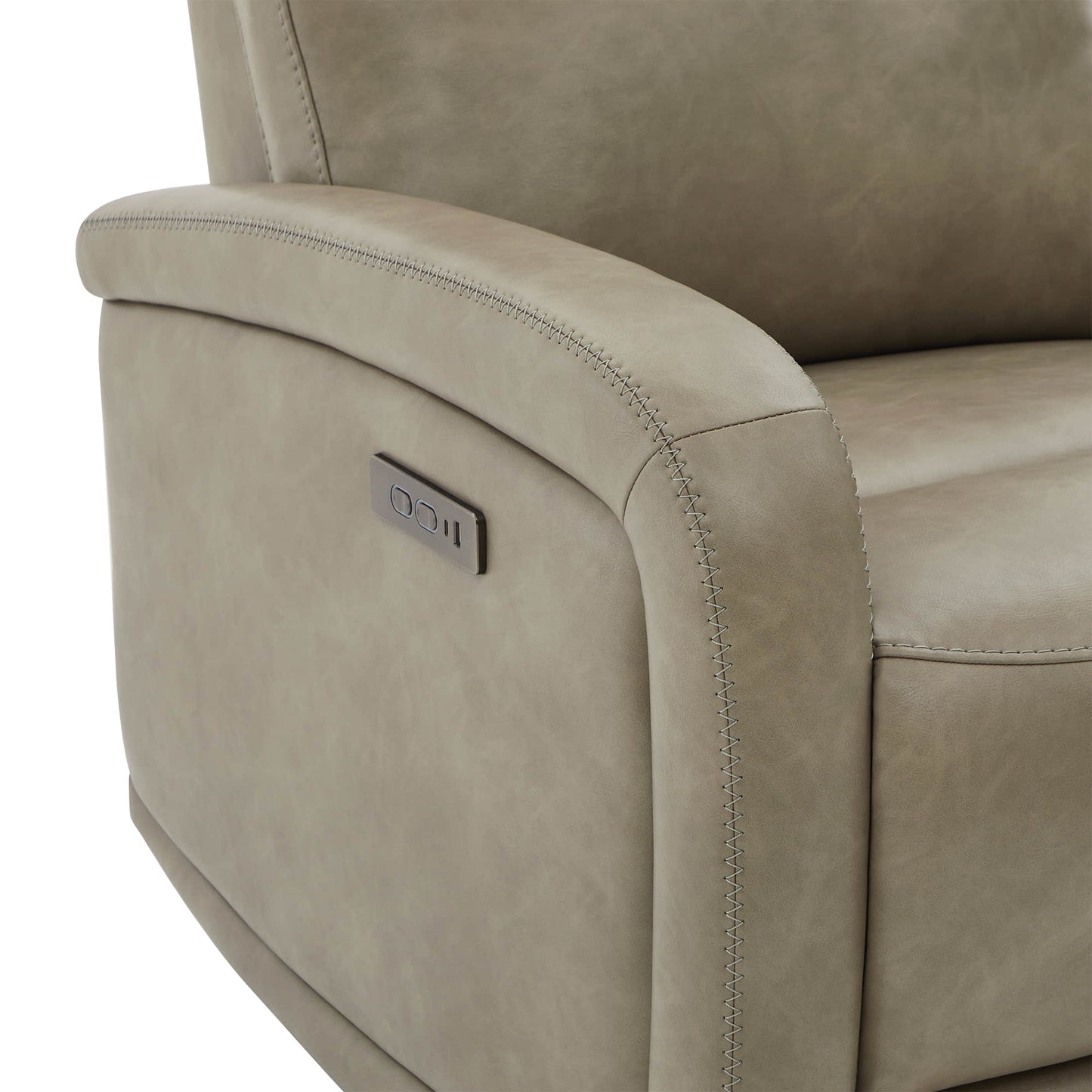 Wall Hugger Power Recliner with Adjustable Headrest