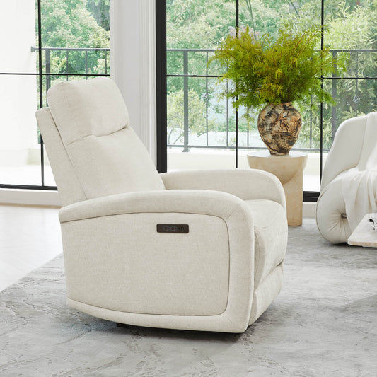 Wall Hugger Power Recliner with Adjustable Headrest