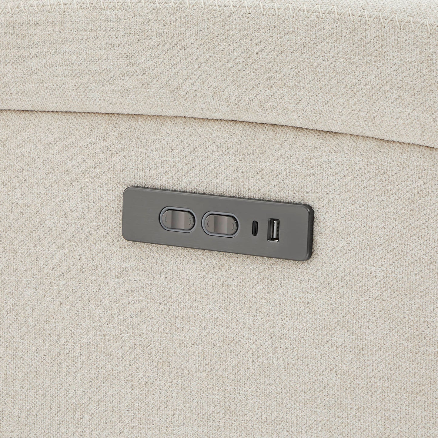 Wall Hugger Power Recliner with Adjustable Headrest