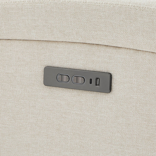 Wall Hugger Power Recliner with Adjustable Headrest