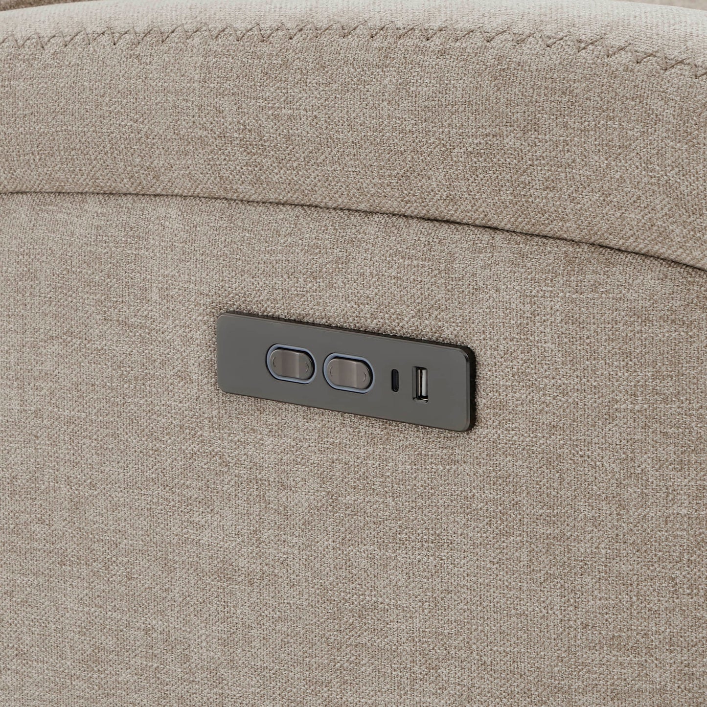Wall Hugger Power Recliner with Adjustable Headrest