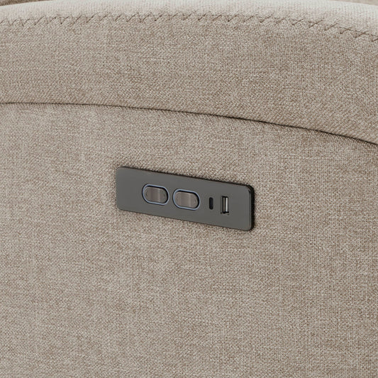 Wall Hugger Power Recliner with Adjustable Headrest