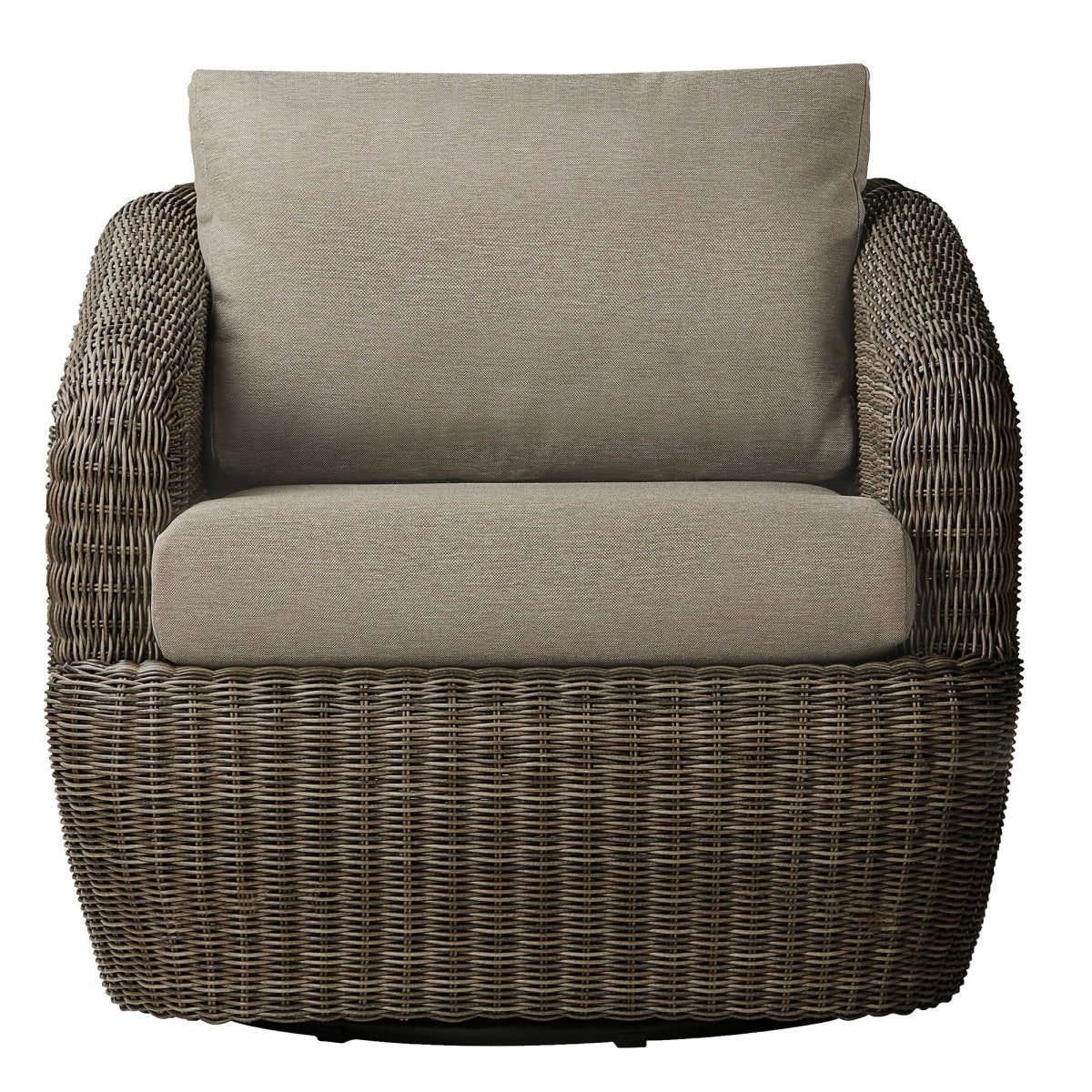 Wicker Outdoor Conversation Set with Cushioned Seating