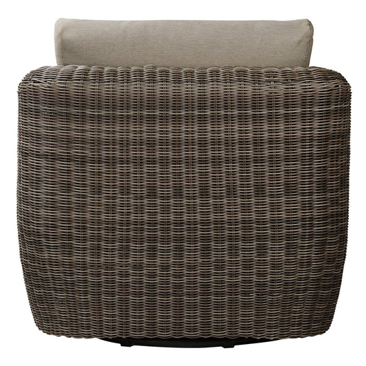 Wicker Outdoor Conversation Set with Cushioned Seating