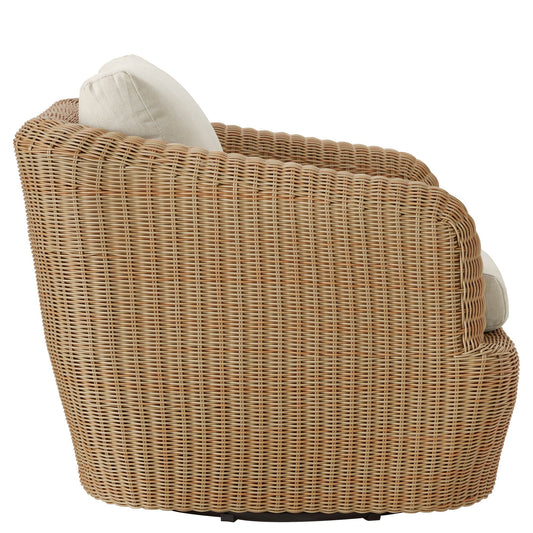 Wicker Outdoor Conversation Set with Cushioned Seating