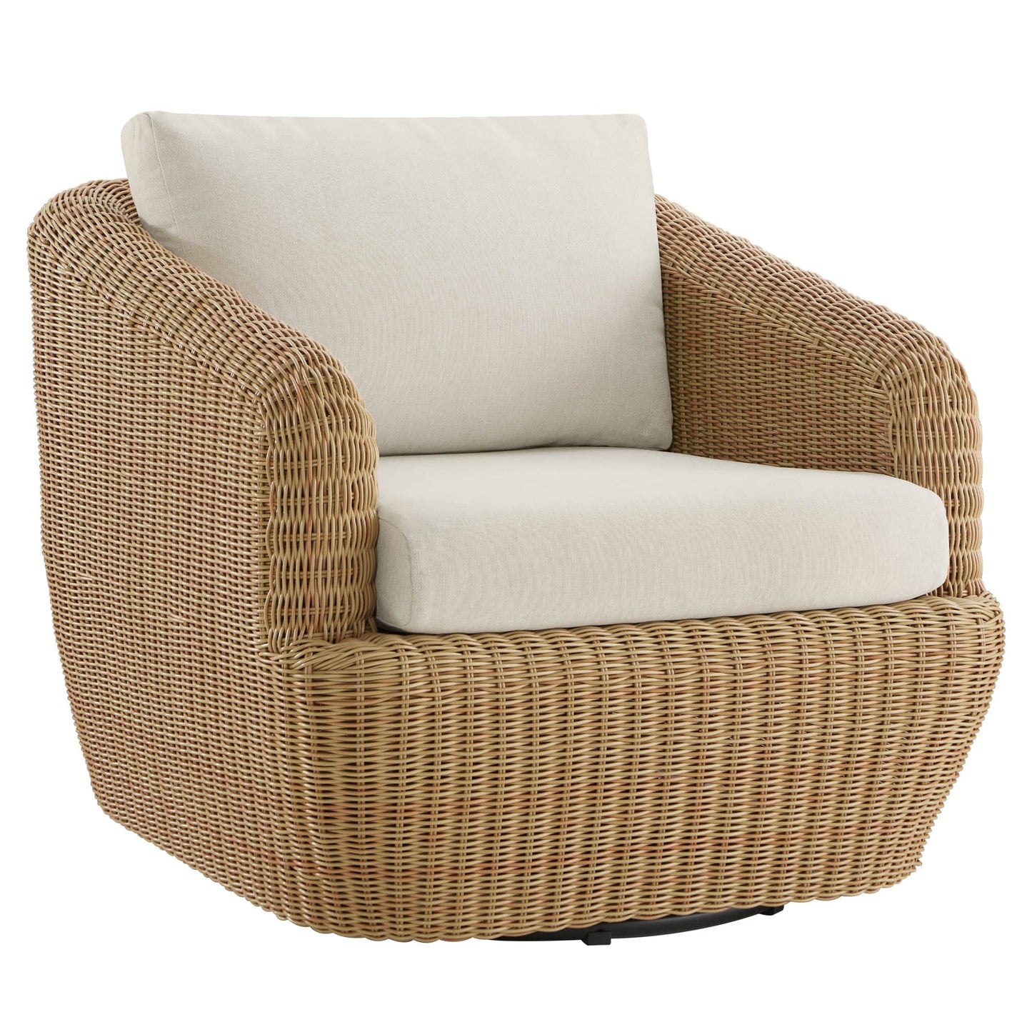 Wicker Outdoor Conversation Set with Cushioned Seating