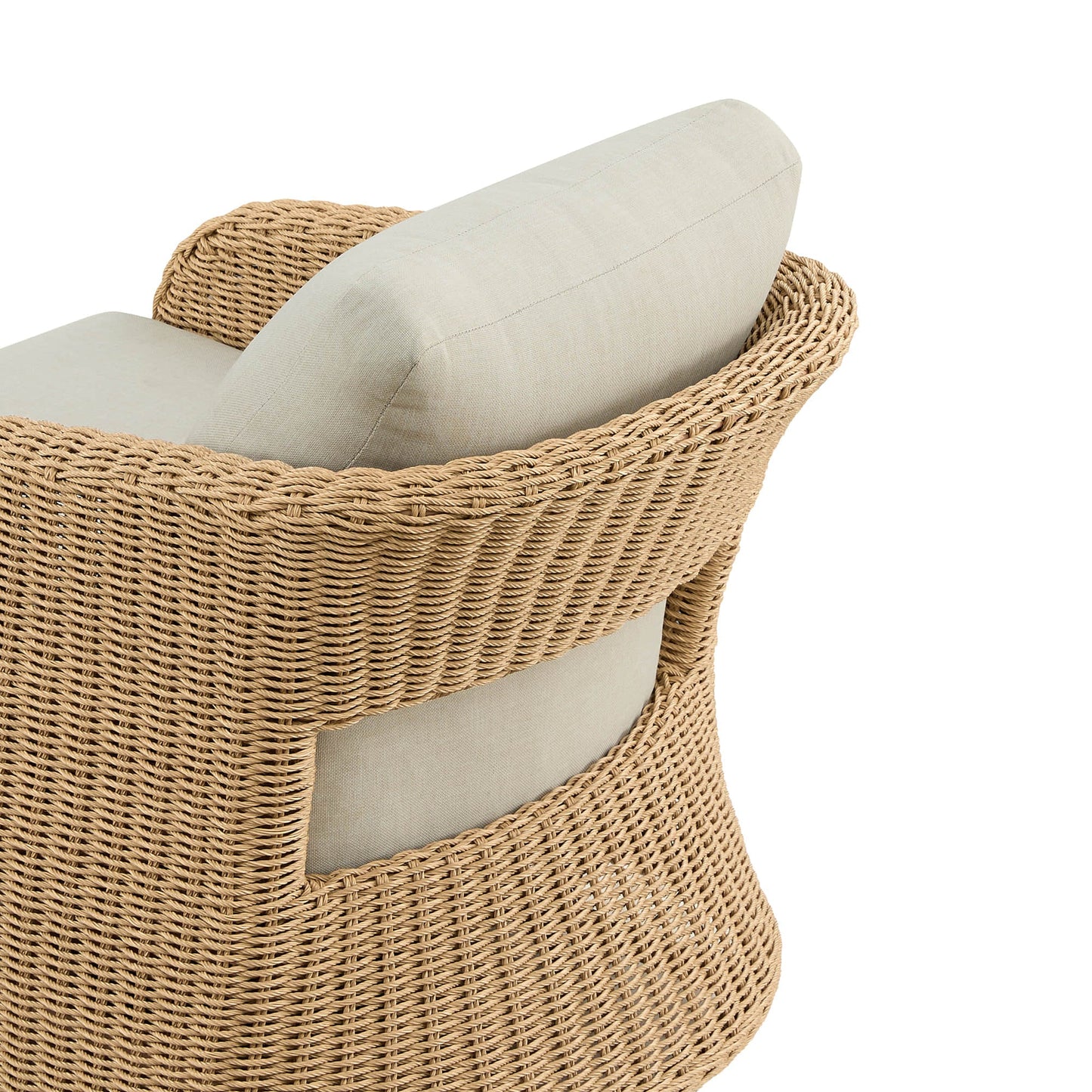 Wicker Woven Outdoor Swivel Chair Set of 2