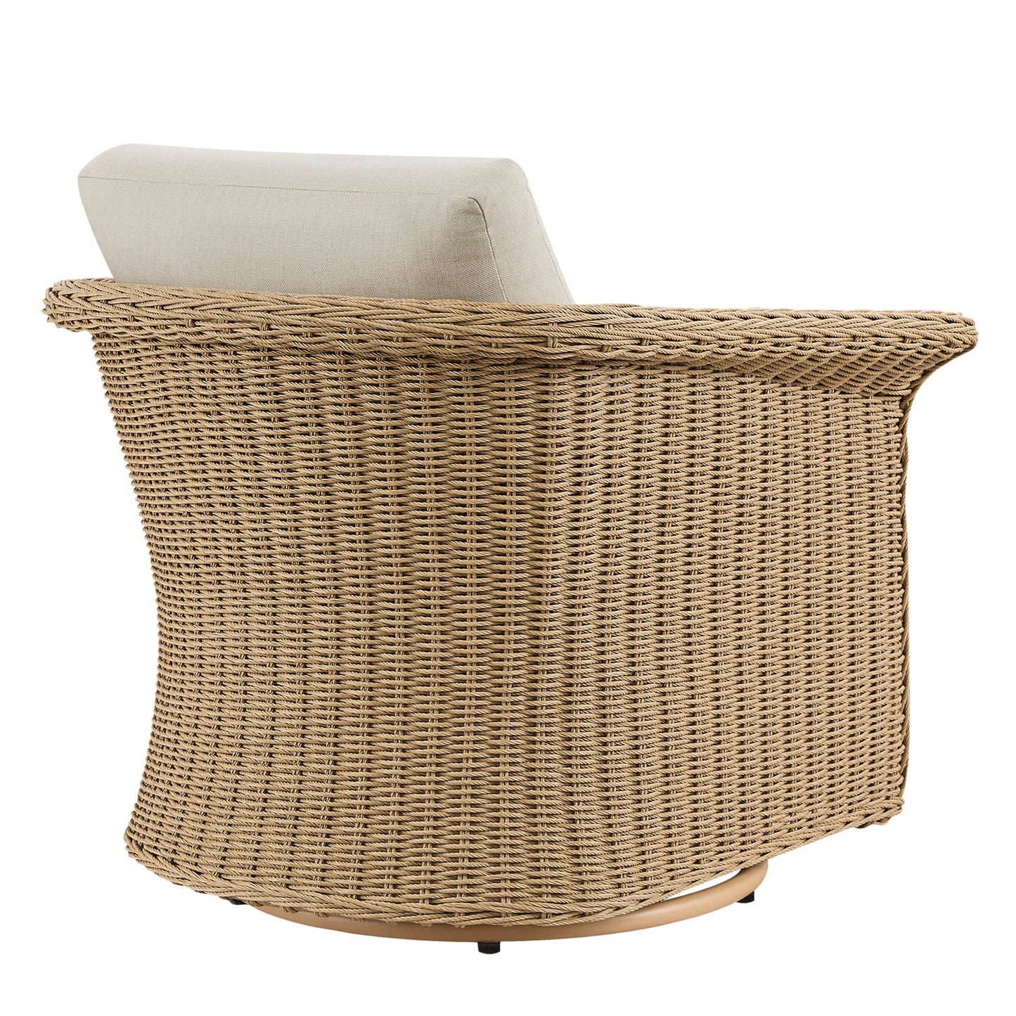 Wicker Woven Outdoor Swivel Chair Set of 2