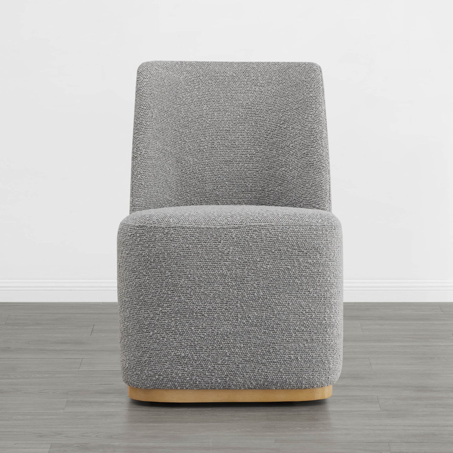Wingback Dining Chair with Casters and Lilibet Design