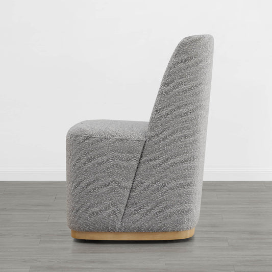 Wingback Dining Chair with Casters and Lilibet Design