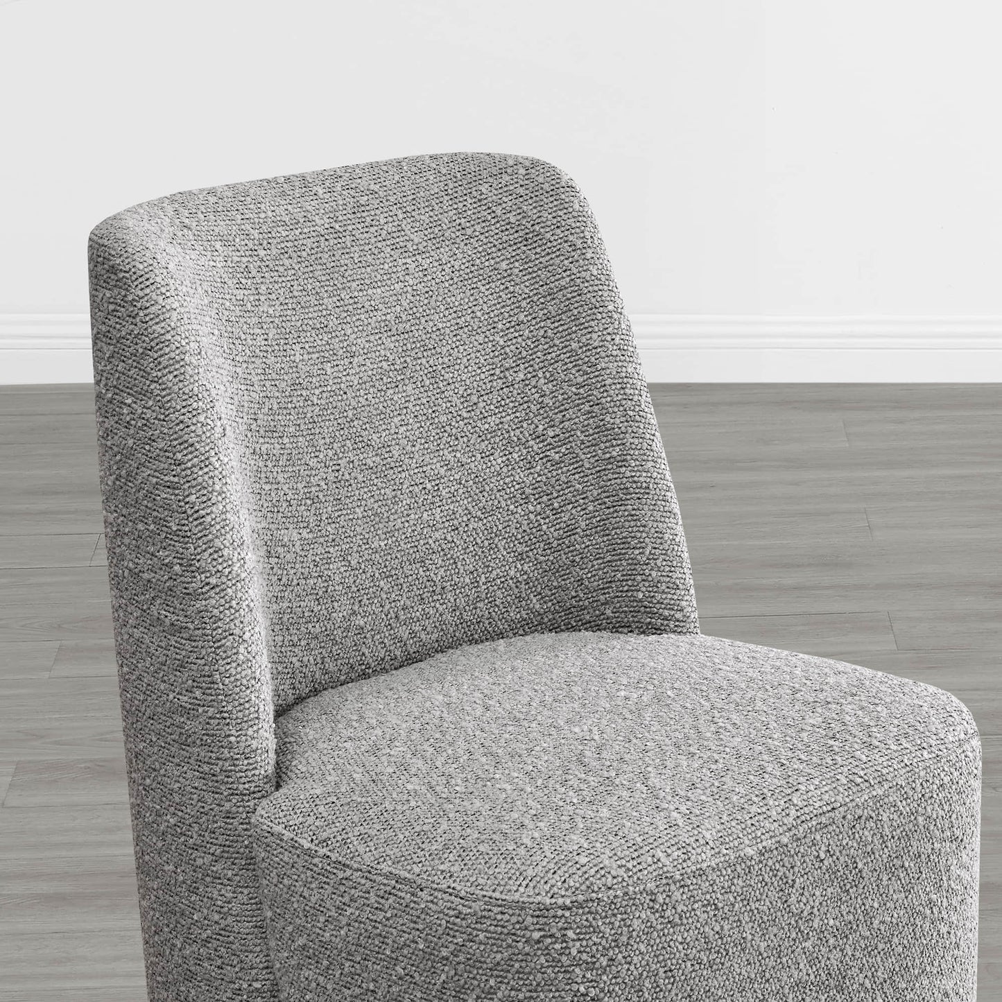 Wingback Dining Chair with Casters and Lilibet Design