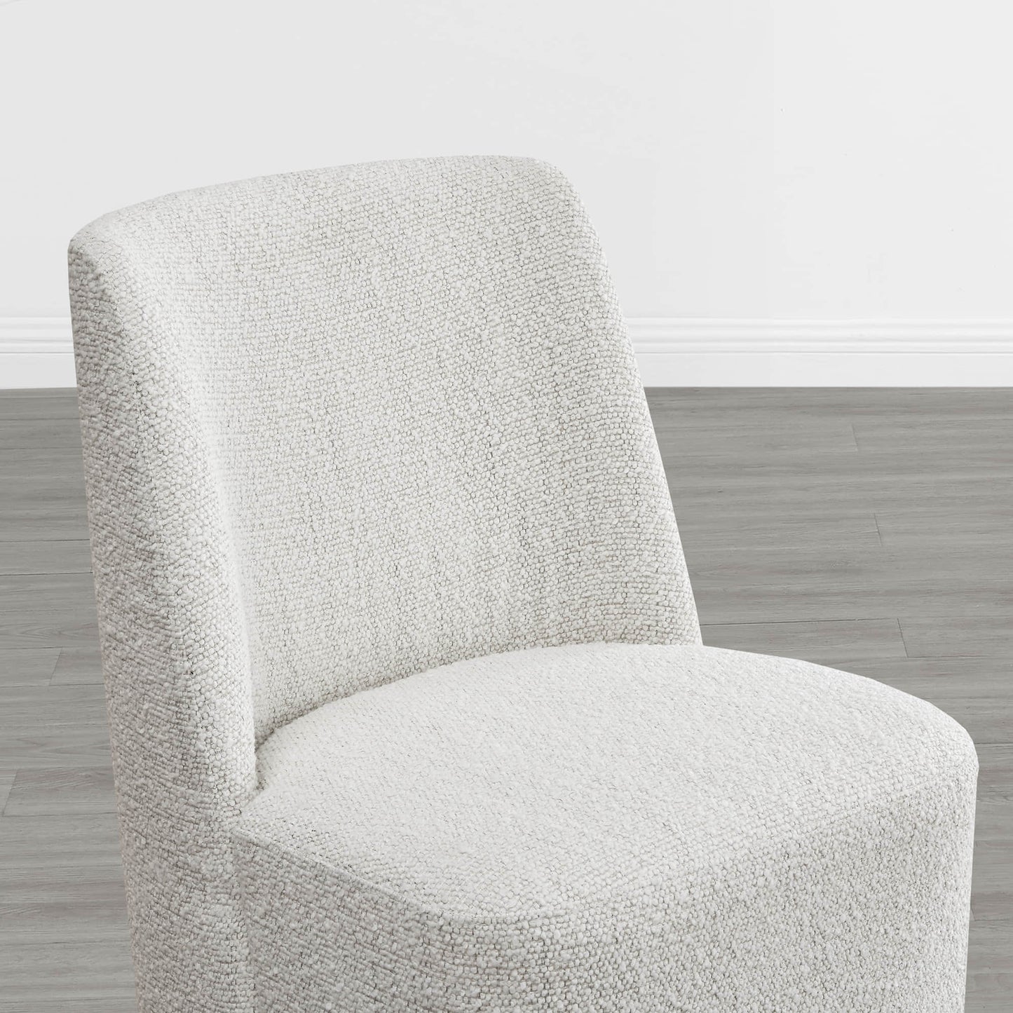 Wingback Dining Chair with Casters and Lilibet Design