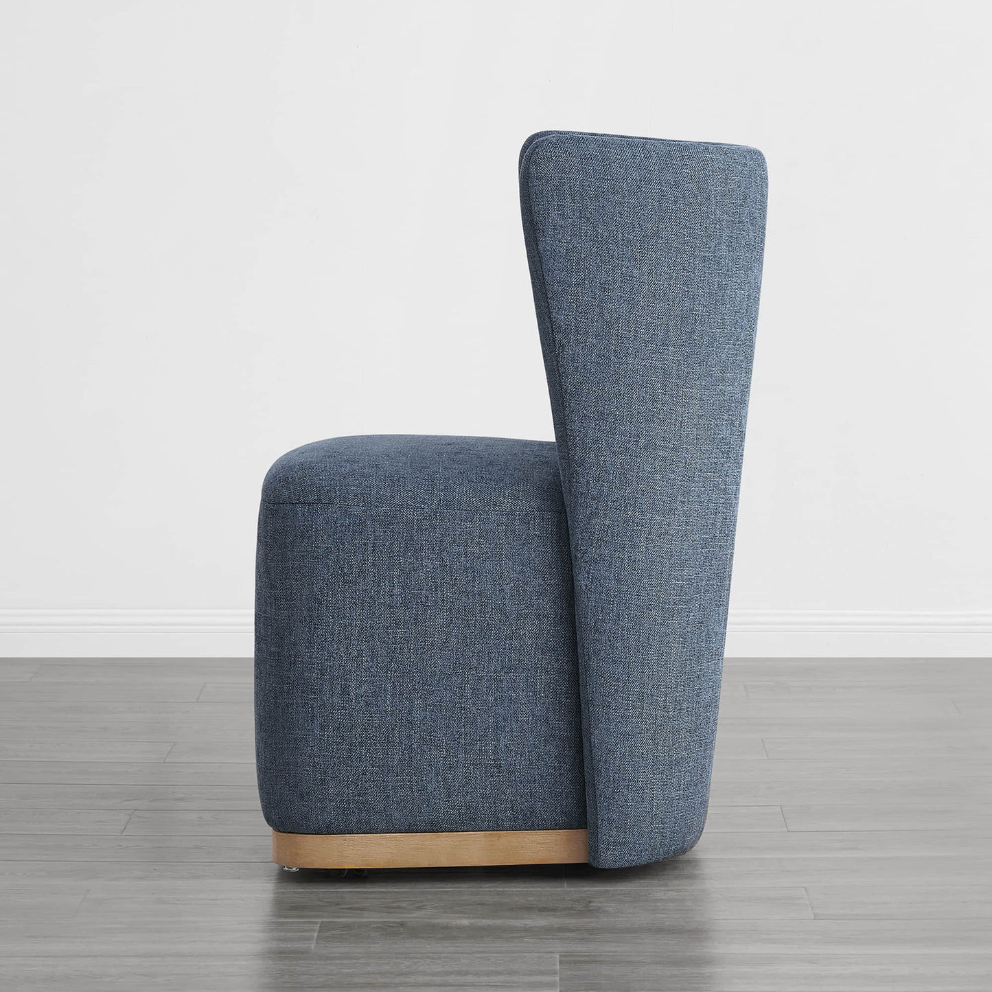 Wingback Dining Chair with Casters and Lilibet Design