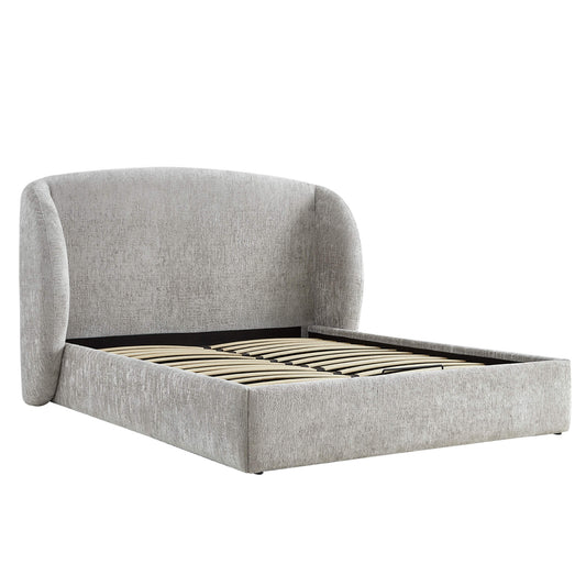 Wingback Upholstered Storage Bed with Tufted Detail