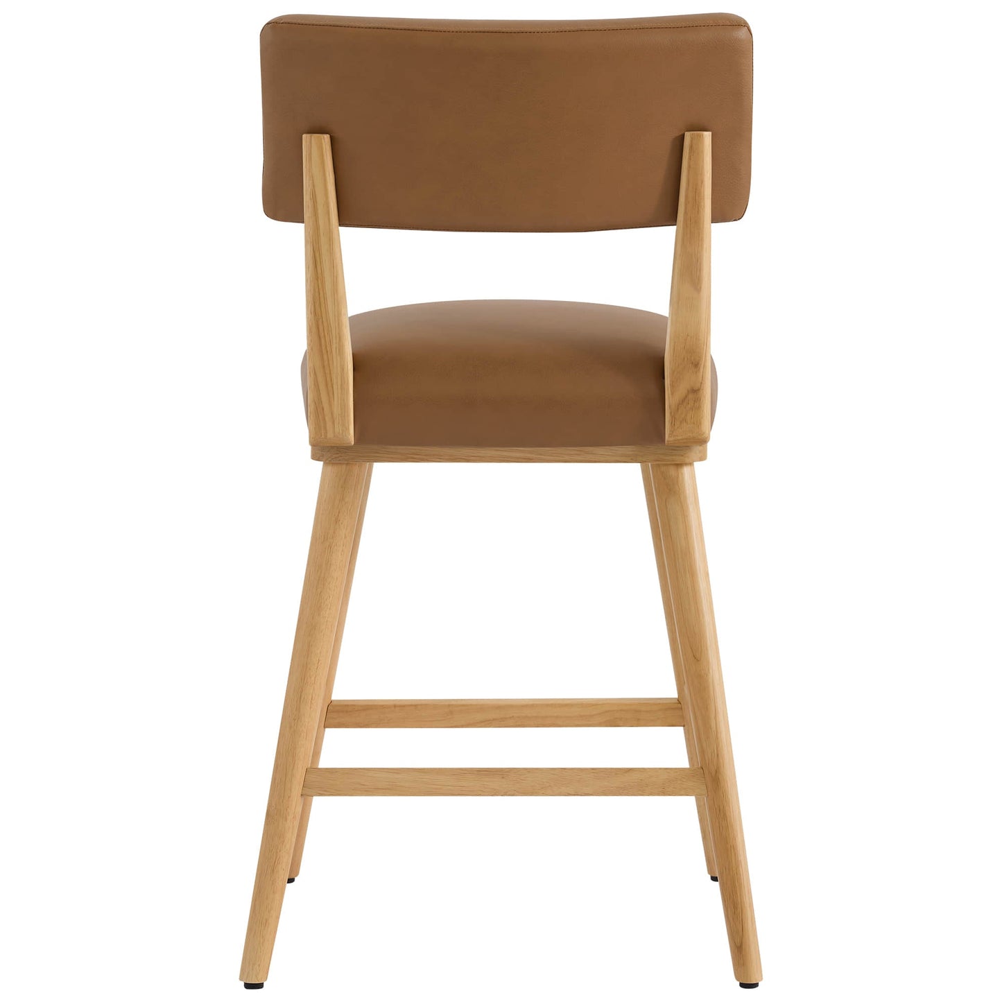 Wood Base Swivel Bar Stool Set with Modern Design