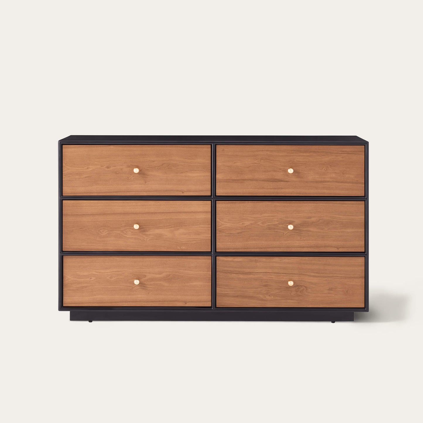 Wooden 6-Drawer Sideboard with 48-Inch Width