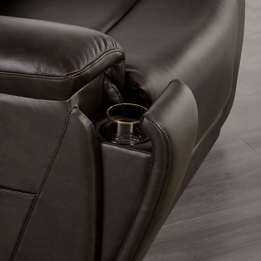 Zero Wall Hugger Recliner with Built-In Cup Holder
